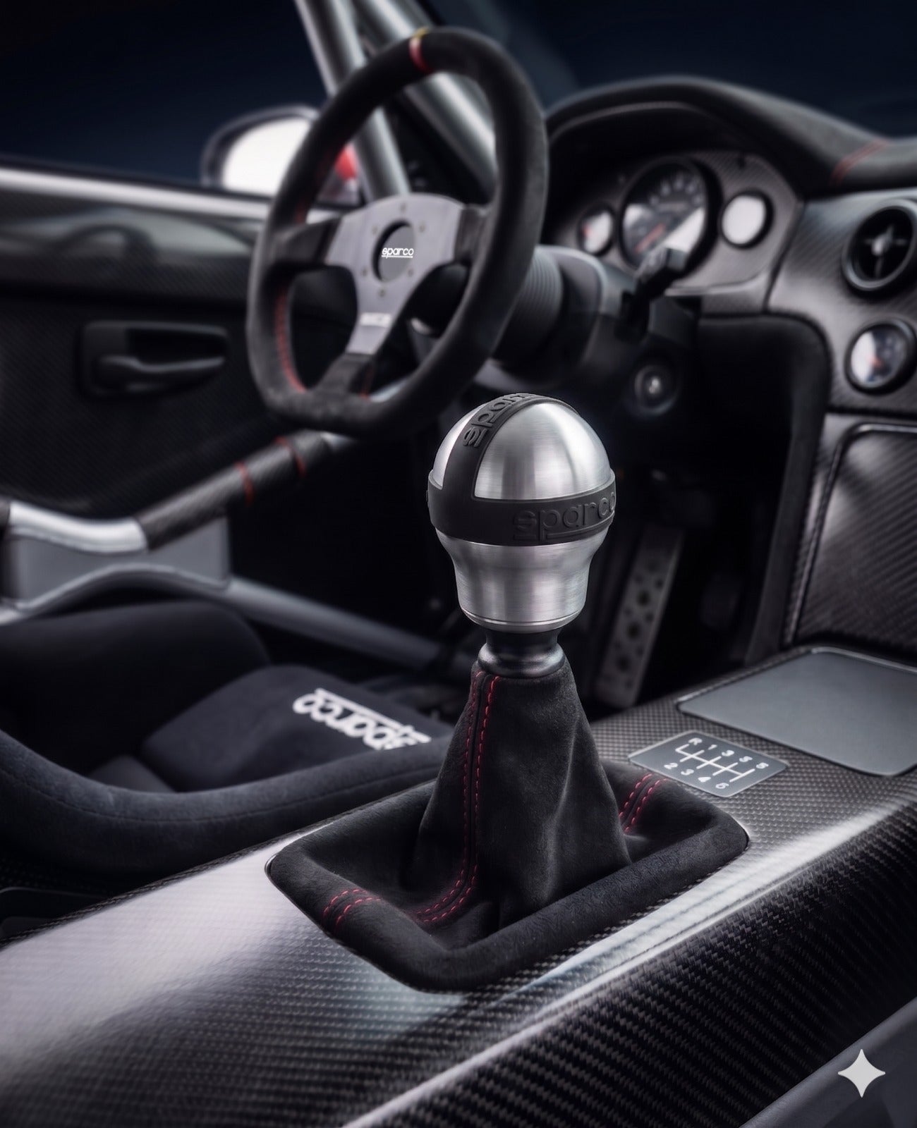 Pomo Bocha Palanca Cambio Sparco Aluminio