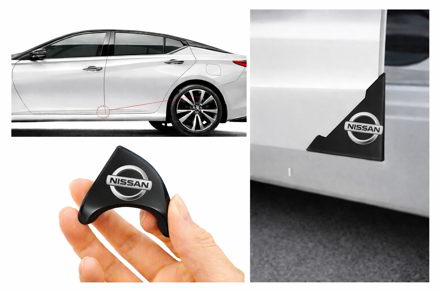 Protector De Puerta Silicona Auto Esquinero Adhesivos X Jgo