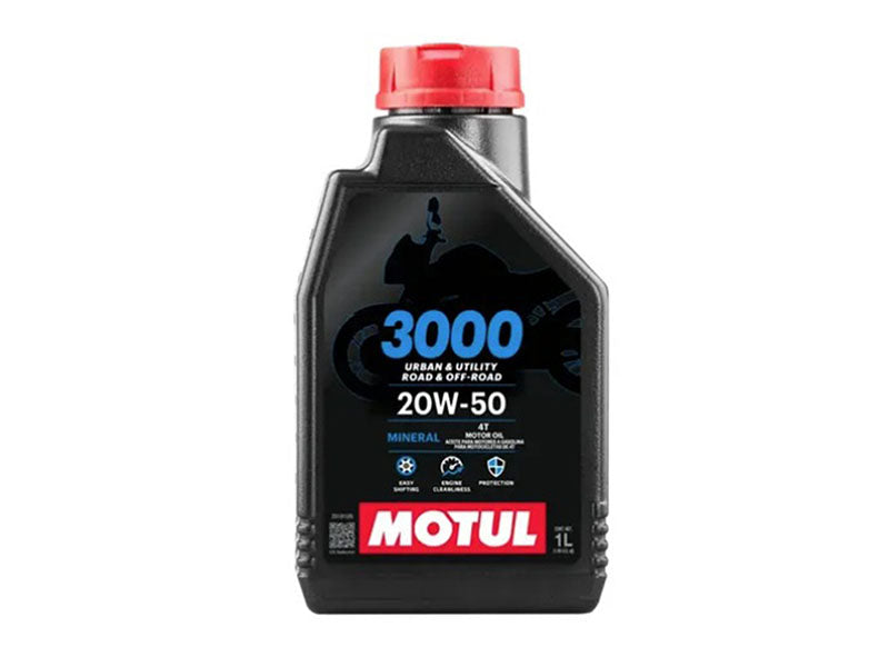 MOTUL ACEITE MOTO 3000 20W-50 MINERAL 1L