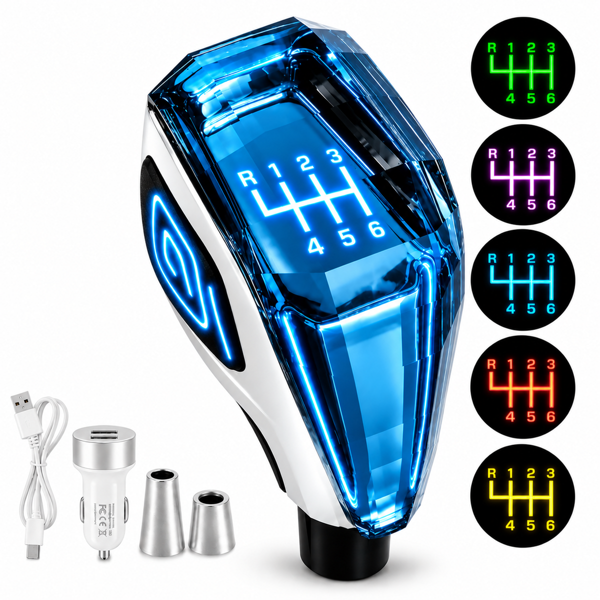 Pomo Palanca de Cambios Led
