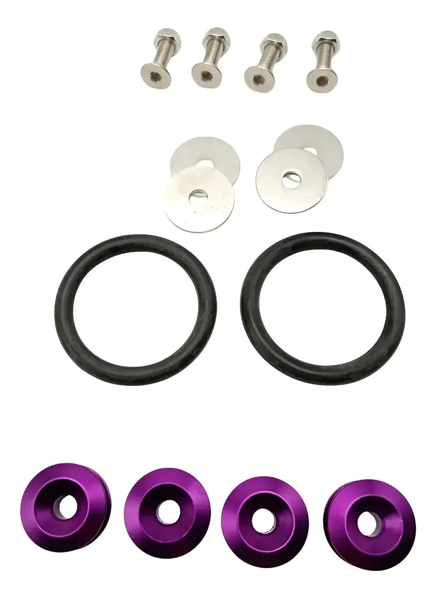 Ganchos Sujeta Puntas Paragolpes Tuning C/ Aro Goma Juego
