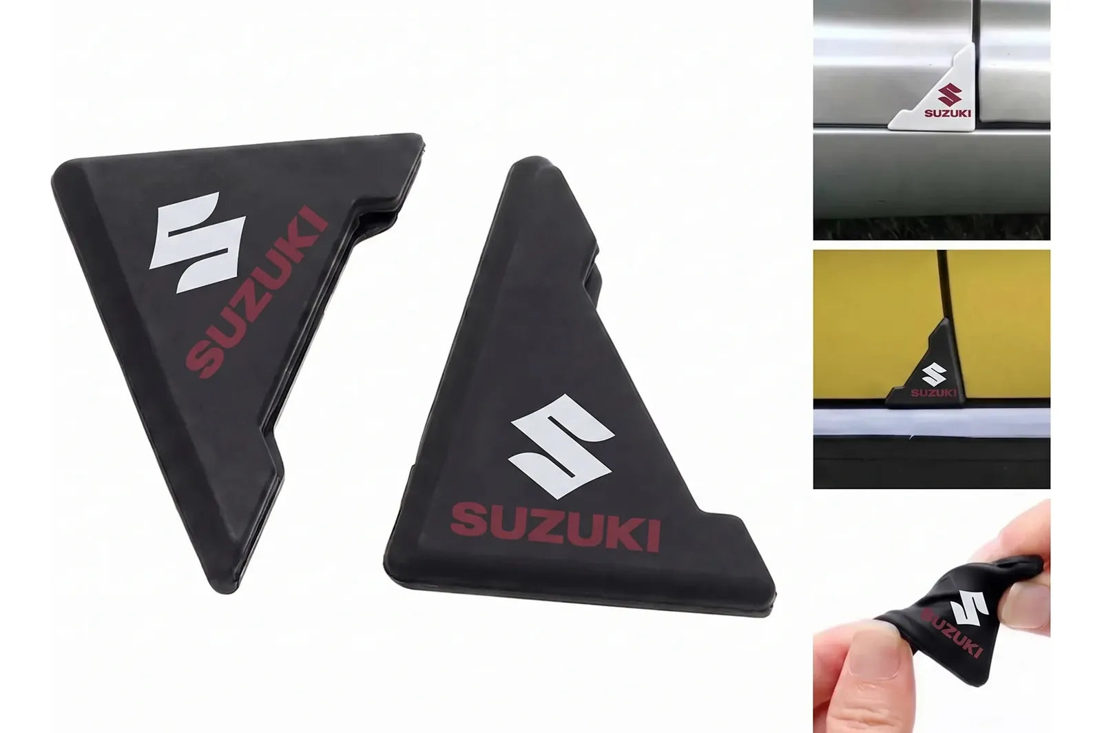 Protector De Puerta Silicona Auto Esquinero Adhesivos X Jgo