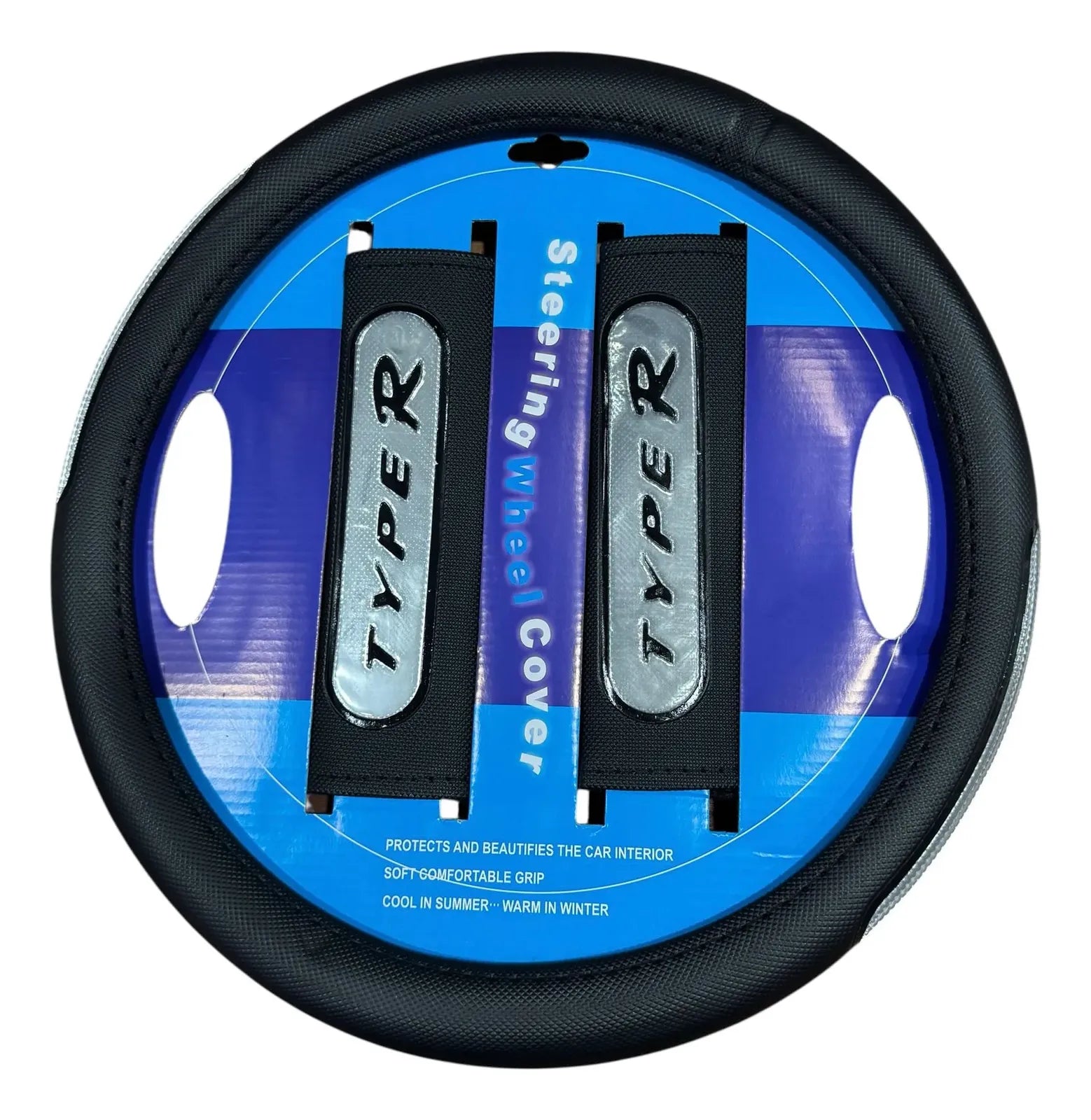 Cubre Volante + Con Cubre Cinto Universal TYPER