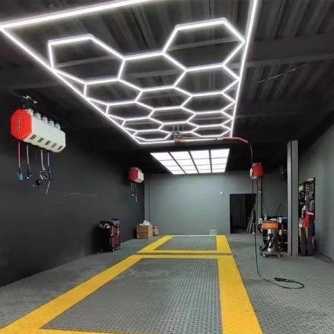 Luz led panel hexagonal Decoiluminación
