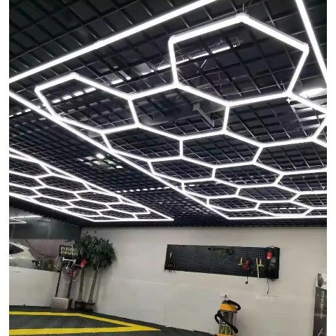 Luz led panel hexagonal Decoiluminación