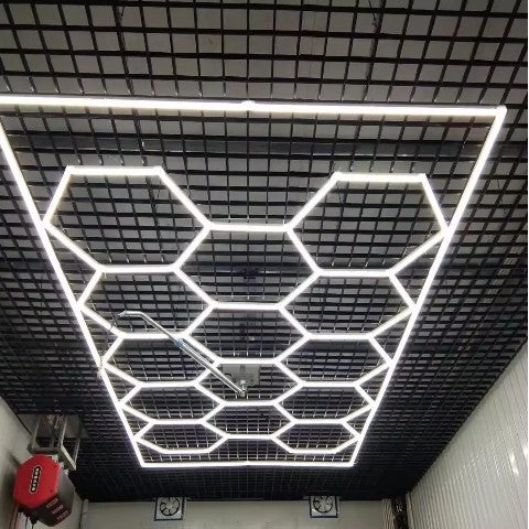 Luz led panel hexagonal Decoiluminación