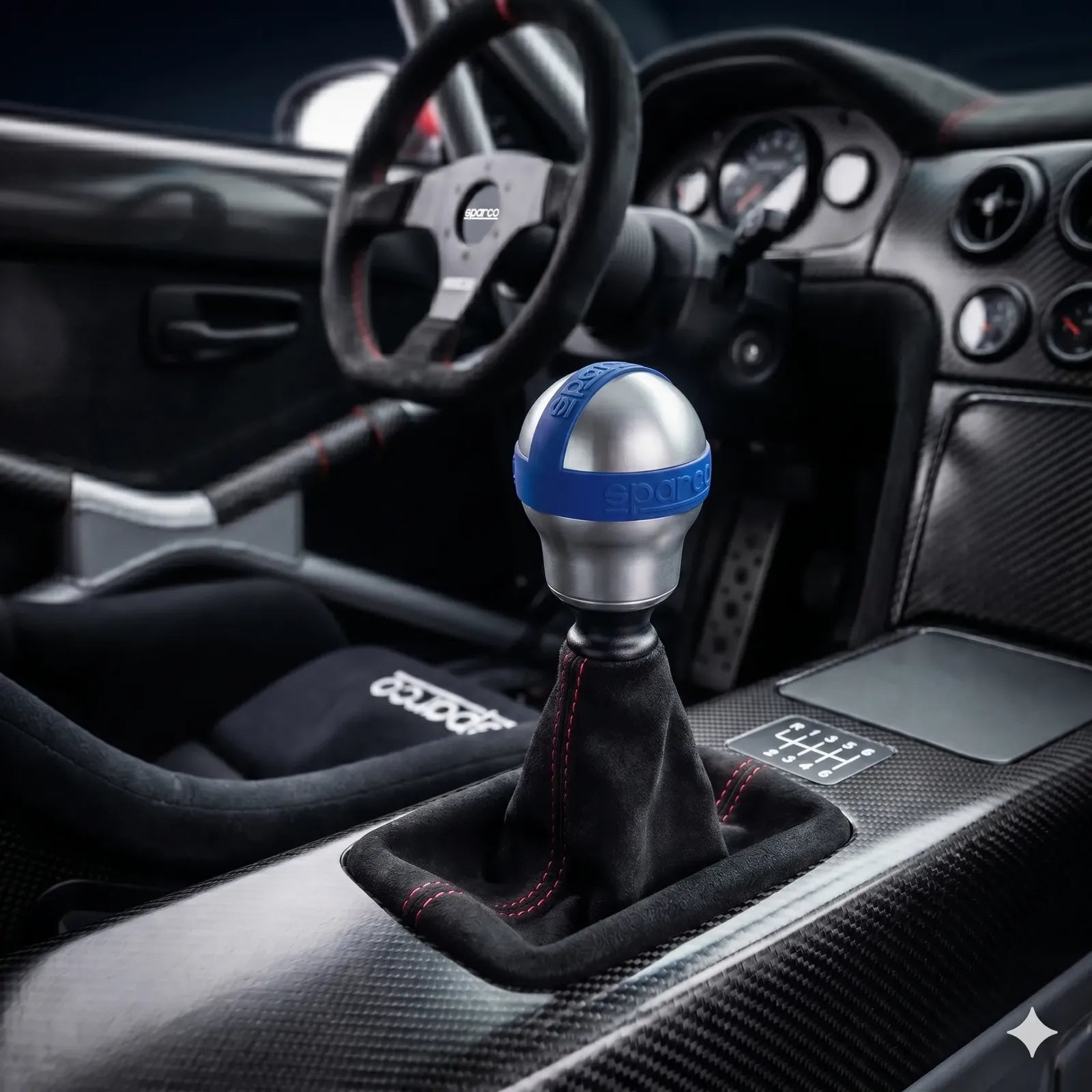 Pomo Bocha Palanca Cambio Sparco Aluminio