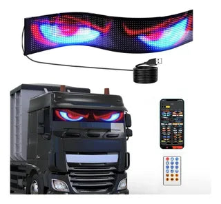 Panel Led  Programable 35x10cm Ojos Texto