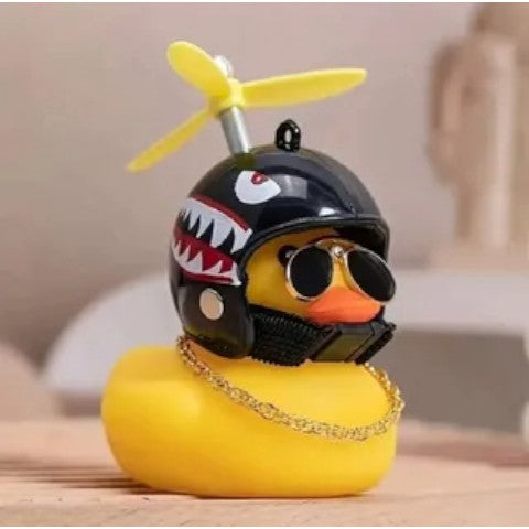 Adorno Pato Fachero Para Coche Adhesivo Con Accesorios-