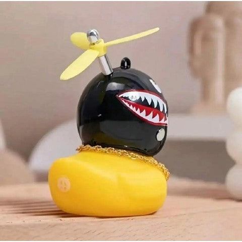 Adorno Pato Fachero Para Coche Adhesivo Con Accesorios-