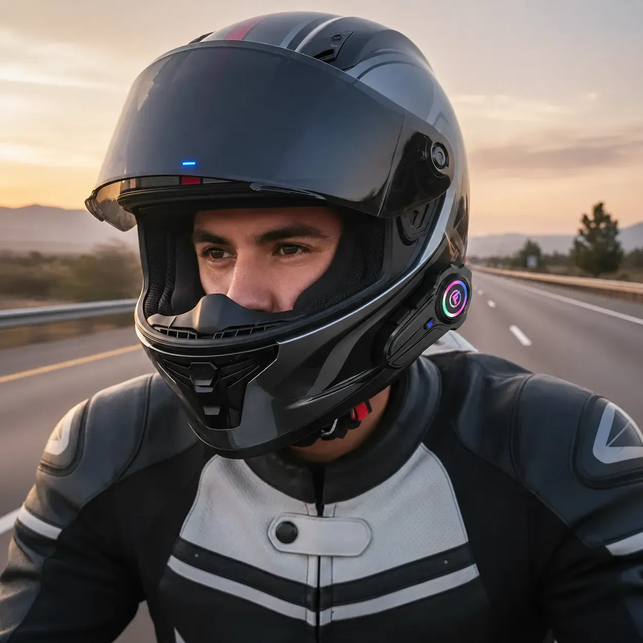 Intercomunicadores Bluetooth Para Casco De Moto C/ Micrófono