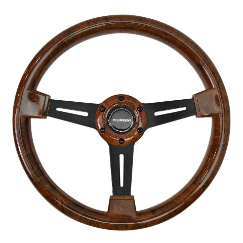 Volante Deportivo Diseño Símil Madera