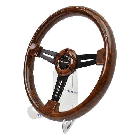 Volante Deportivo Diseño Símil Madera
