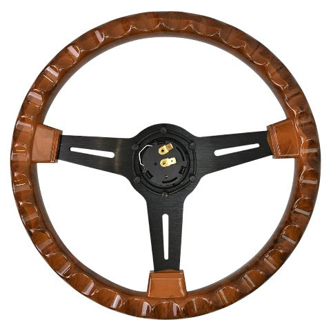 Volante Deportivo Diseño Símil Madera