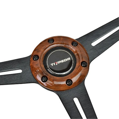 Volante Deportivo Diseño Símil Madera
