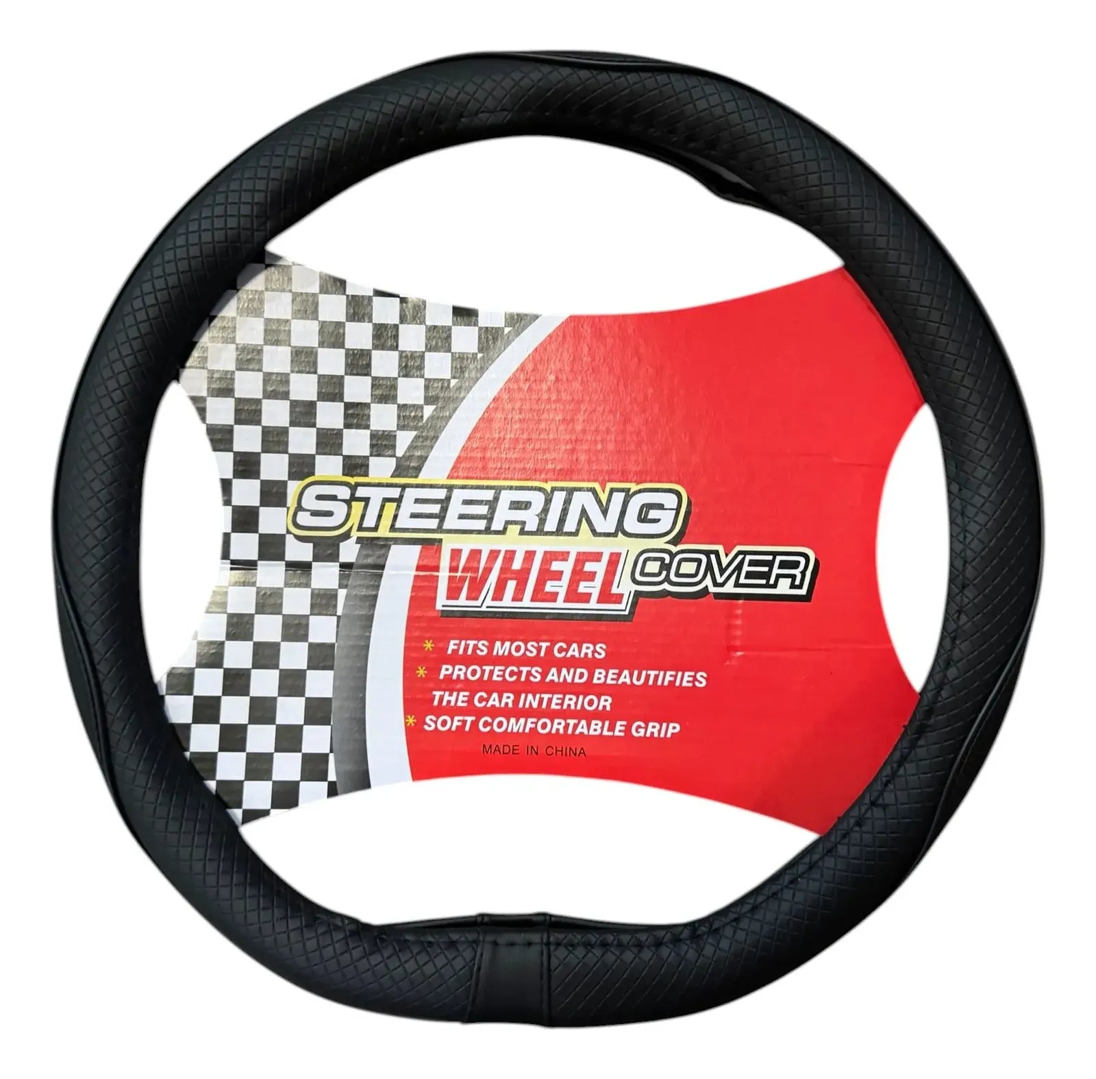 Cubre Volante Recto Abajo Premium Eco Cuero