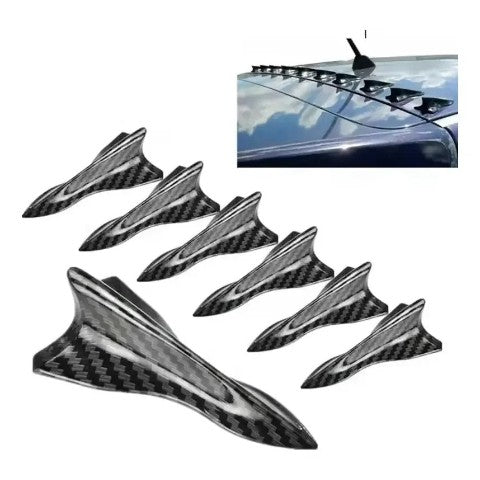 Antena Techo Auto Camioneta Aleta Tiburon Fibra Carbono X10
