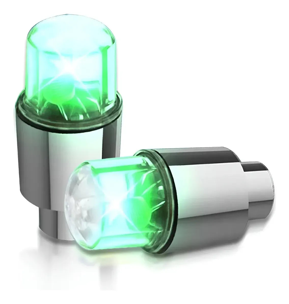 Tapa Valvula Luz Led P/ Rueda Moto Auto