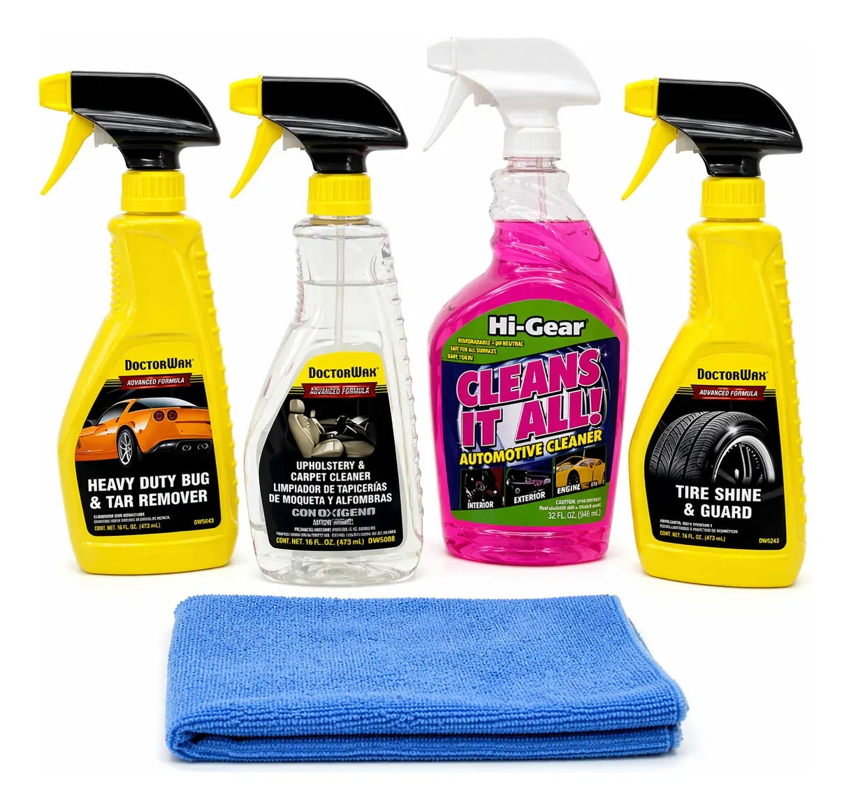 Kit De Lavado Automotriz Doctor Wax Americano