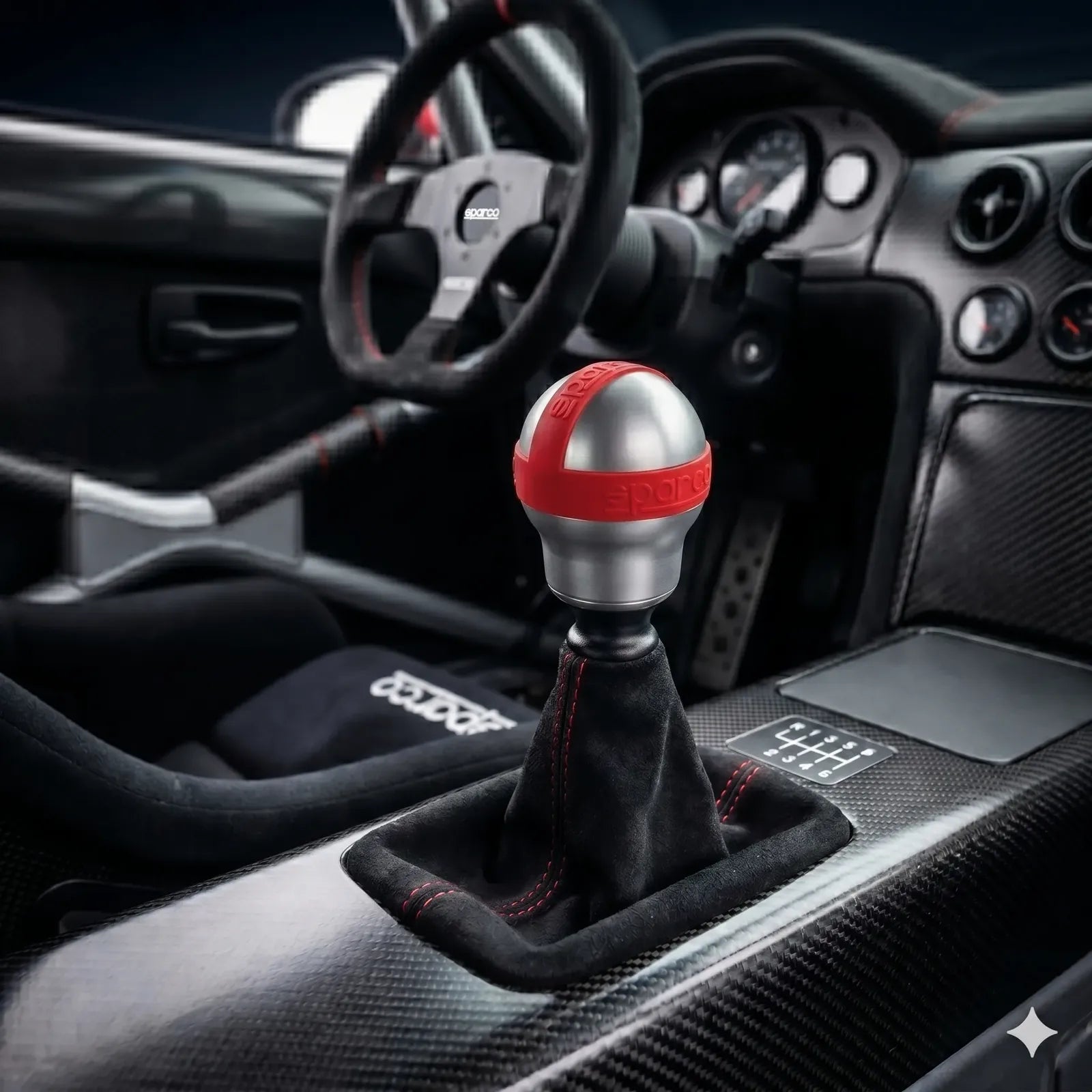 Pomo Bocha Palanca Cambio Sparco Aluminio