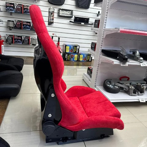 Butaca Deportiva Autos Con Corredera Reclinable Roja Rtx
