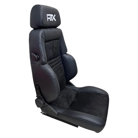 Butaca Deportiva Retro Cuero Y Gamuza Sport Rtx