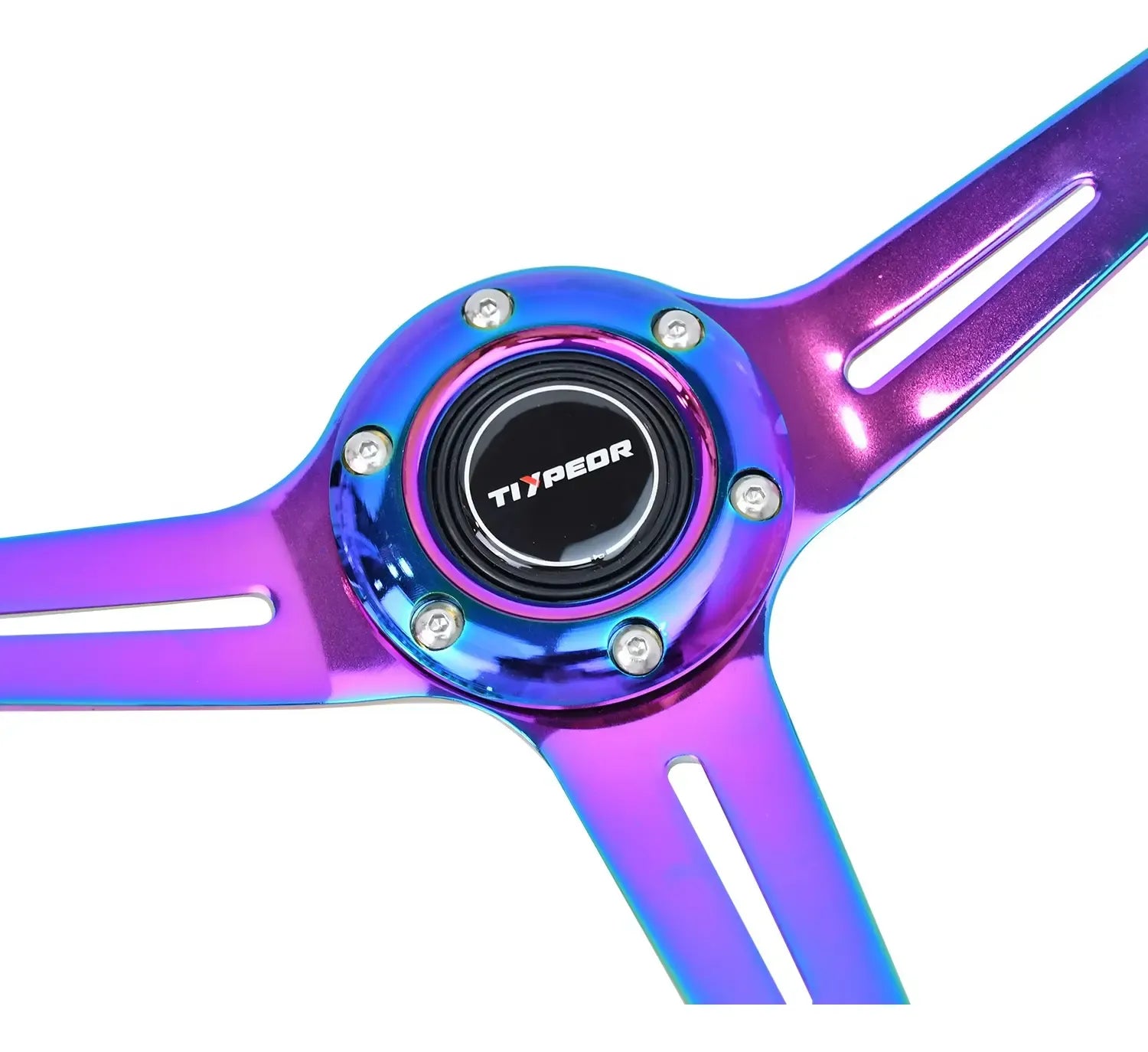 Volante Deportivo Diseño Tornasol 350mm