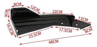 Spoiler universal guardabarro difusor 2pcs