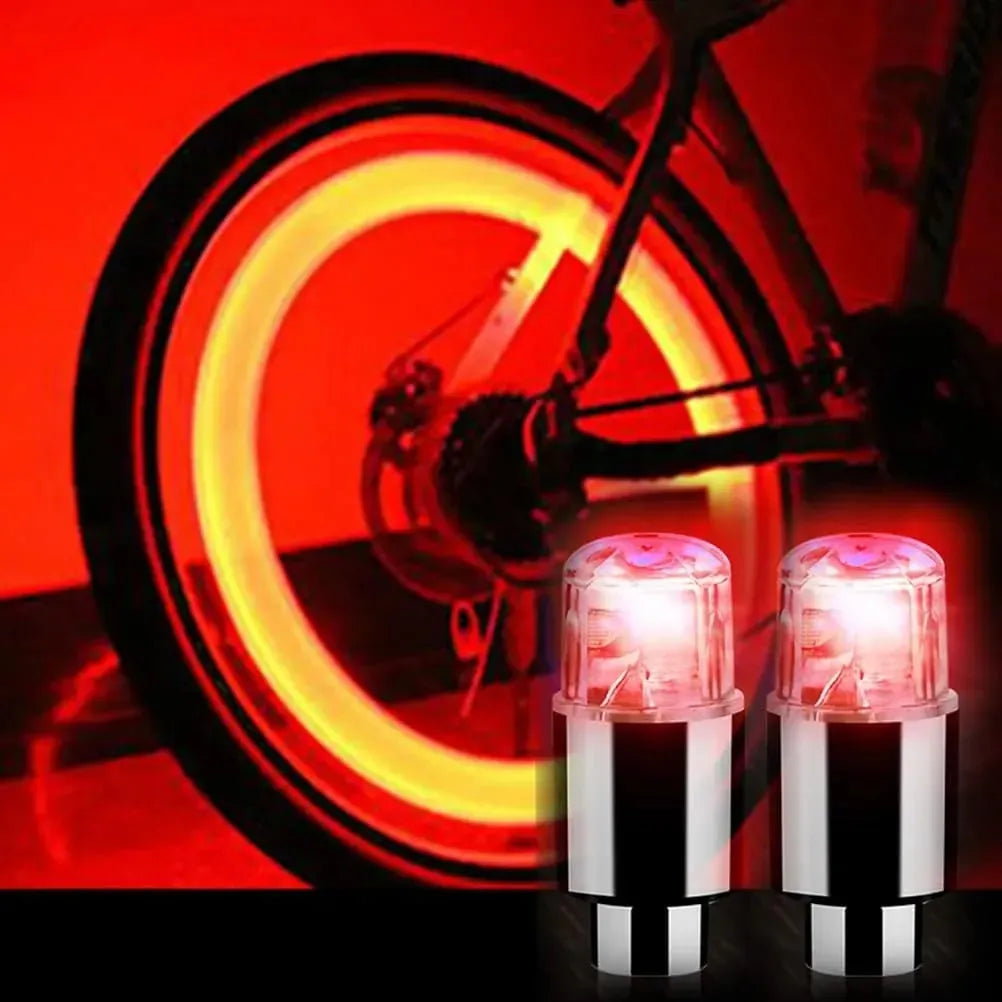 Tapa Valvula Luz Led P/ Rueda Moto Auto