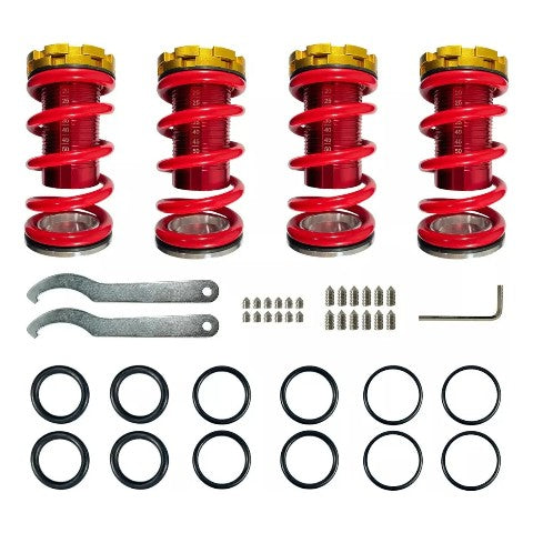 Kit Suspensión Regulable Con Espirales Y Rosca X4