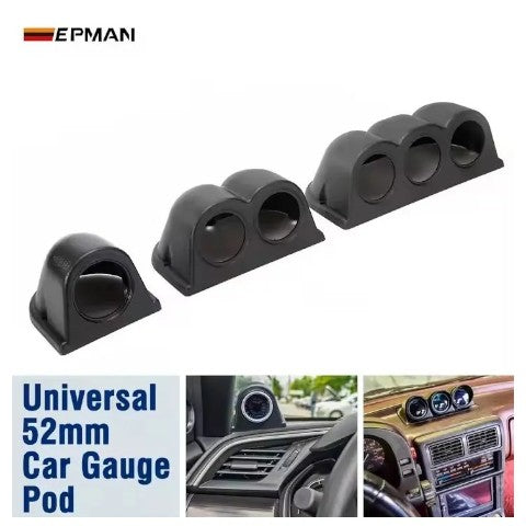 Panel de instrumentos para coche, con soporte de 52 mm