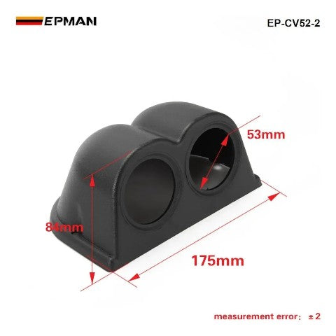 Panel de instrumentos para coche, con soporte de 52 mm