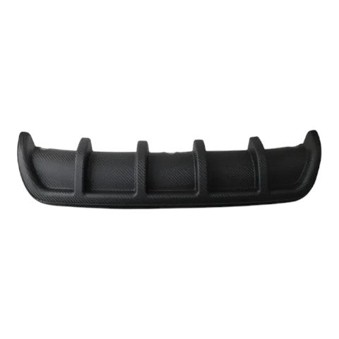 Spoiler trasero difusor negro carbón