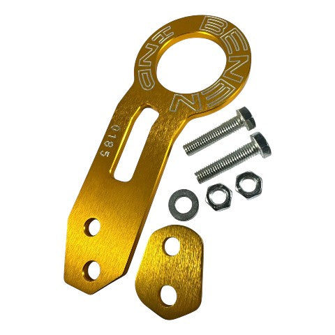 Gancho Remolque Competición De Aluminio Anodizado Auto Fijo