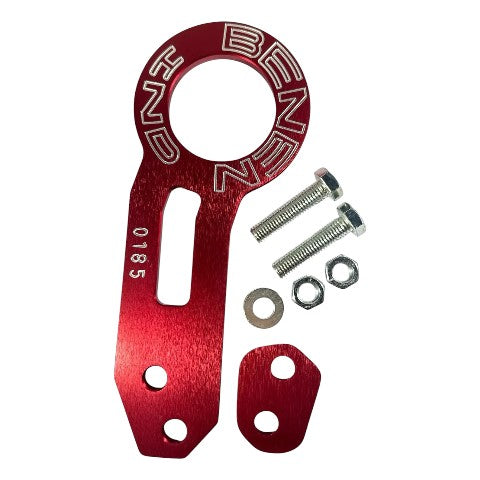 Gancho Remolque Competición De Aluminio Anodizado Auto Fijo