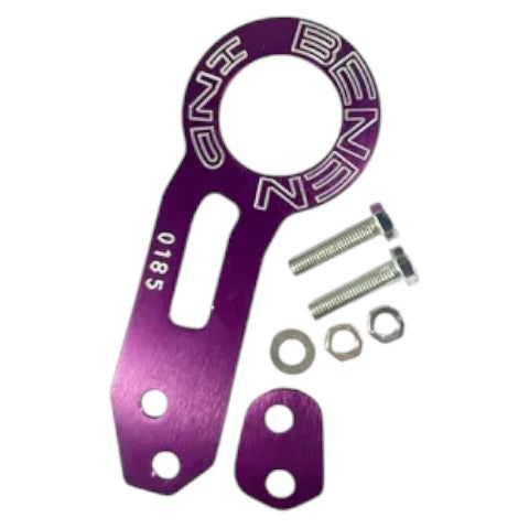 Gancho Remolque Competición De Aluminio Anodizado Auto Fijo