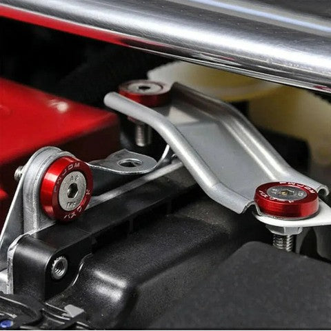 Set Arandelas Aluminio Con Tornillo 6mm Universal Set X10