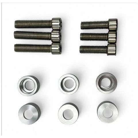 Kit Arandelas Aluminio X6 Con Tornillos Tuning Racing