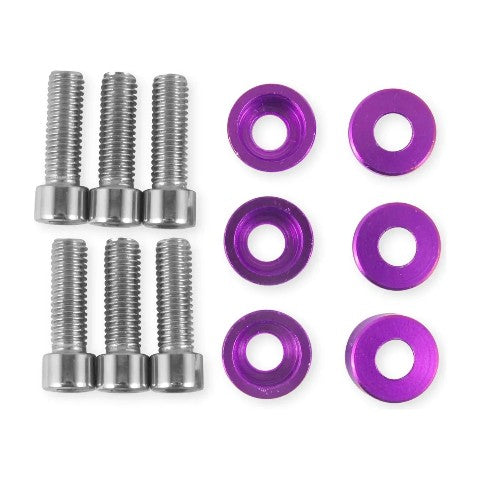 Kit Arandelas Aluminio X6 Con Tornillos Tuning Racing