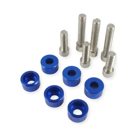 Kit Arandelas Aluminio X6 Con Tornillos Tuning Racing
