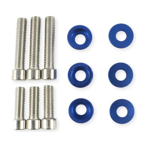 Kit Arandelas Aluminio X6 Con Tornillos Tuning Racing