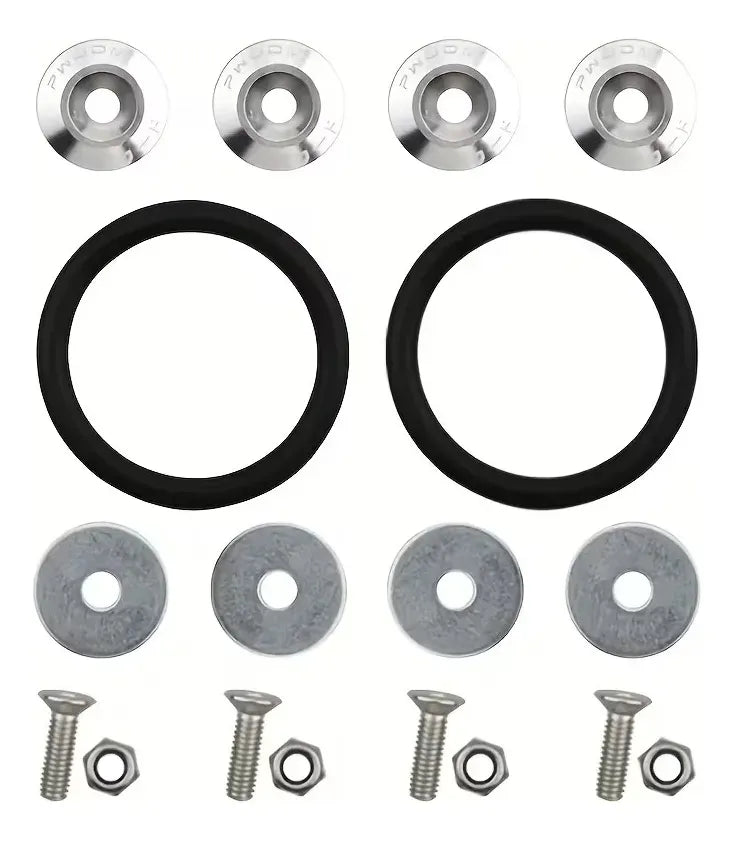 Ganchos Sujeta Puntas Paragolpes Tuning C/ Aro Goma Juego