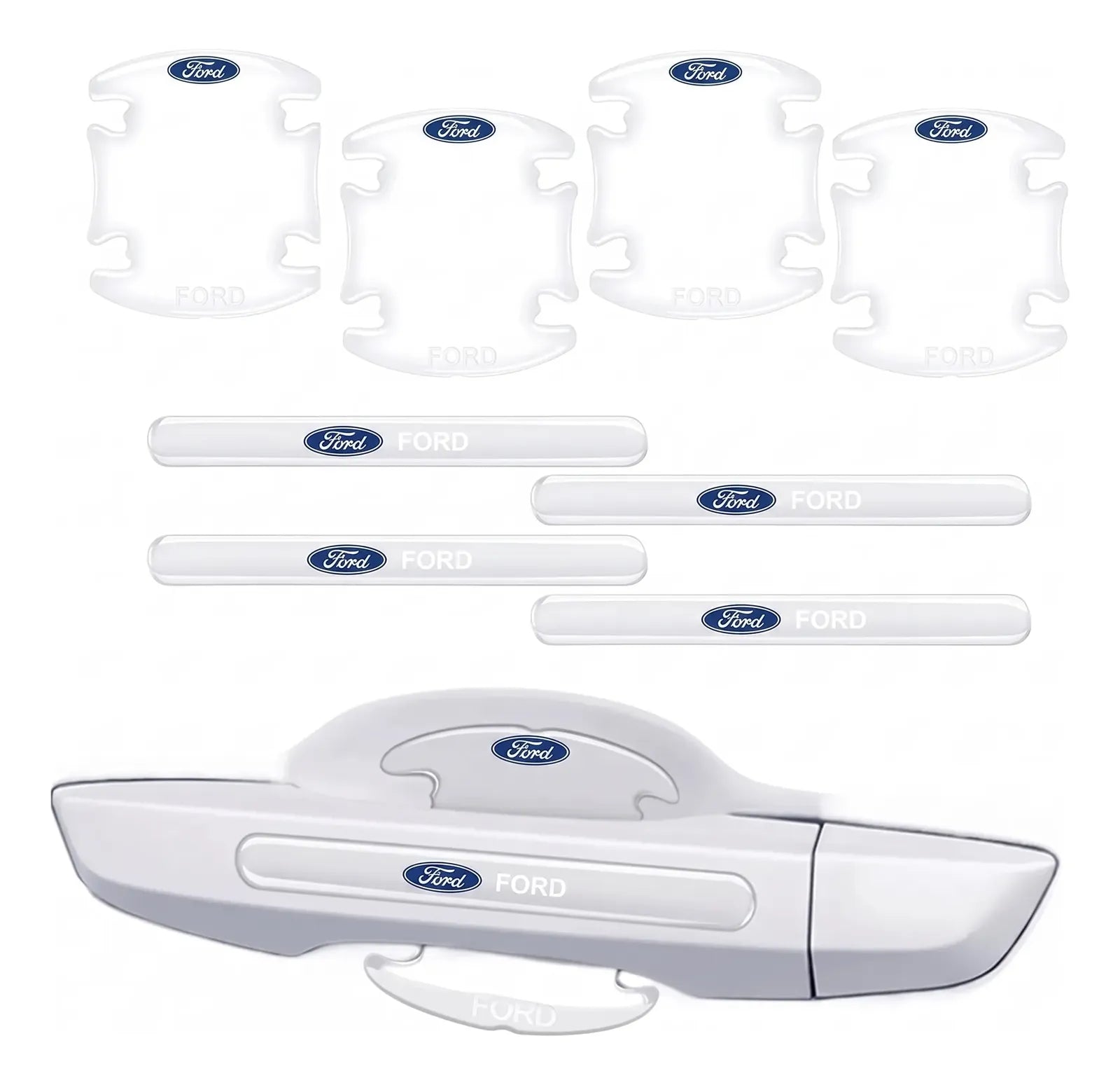 Protectores De Manijas Y Pestillos Varias Marcas X4 Puertas