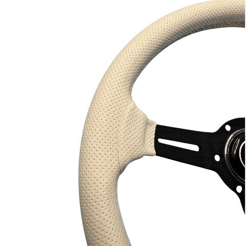 Volante Deportivo Diseño Nardi Blanco Torino