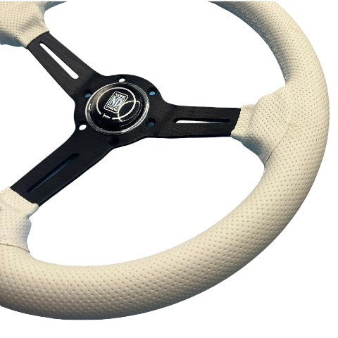 Volante Deportivo Diseño Nardi Blanco Torino