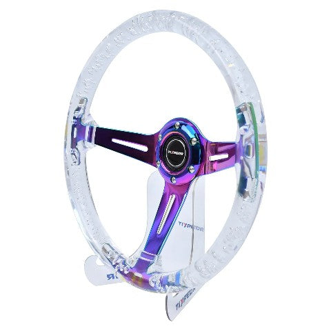 Volante Deportivo Diseño Tornasol 350mm