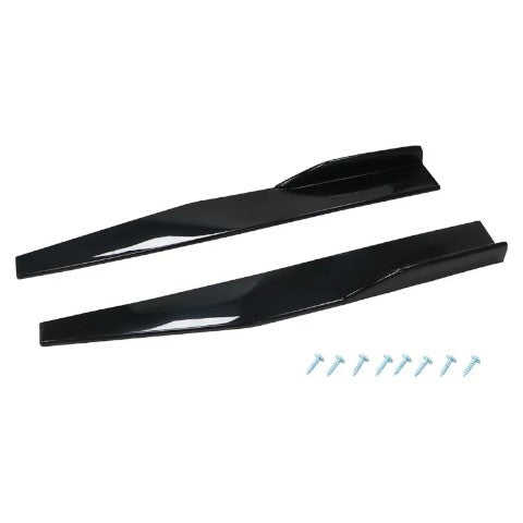 Spoiler Difusores Laterales Universal Black Piano