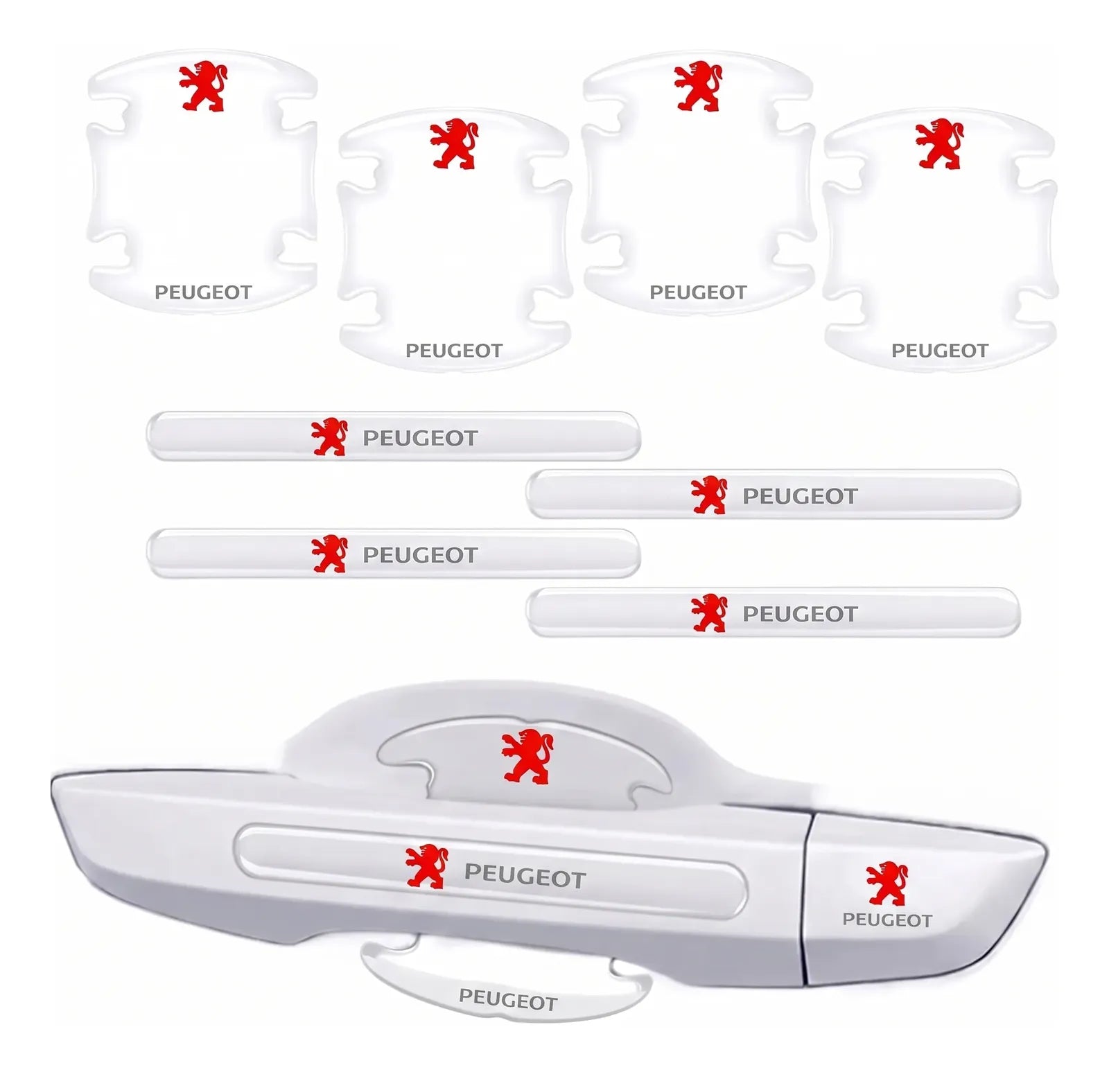 Protectores De Manijas Y Pestillos Varias Marcas X4 Puertas