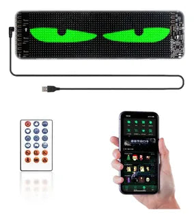 Panel Pantalla Led Programable 49x11cm Ojos P/camion