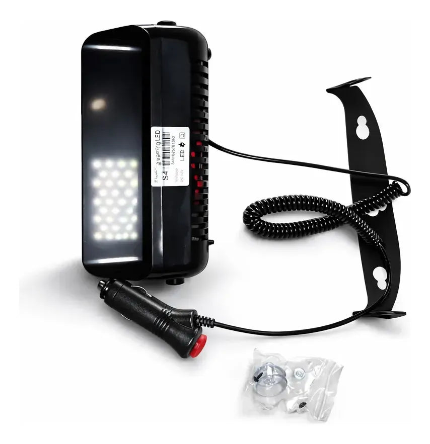 Barra Led Policia Rojo Y Azul Varios Modos